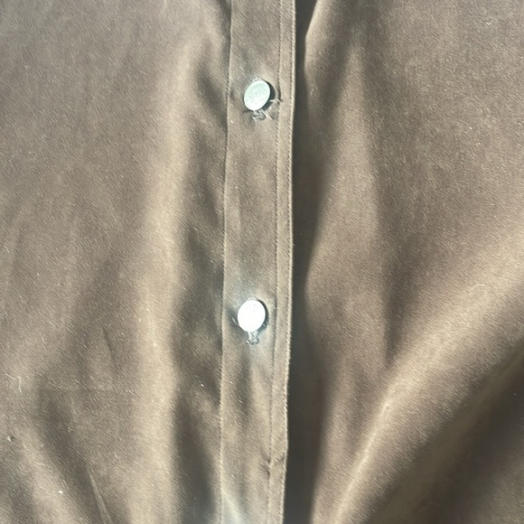 Men’s Denim and Co Brown Button up Jacket - Picture 7 of 7